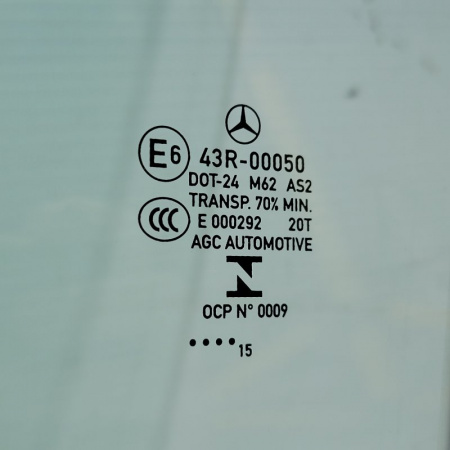 Стекло двери задний левый Mercedes-Benz CLA-Class 1 поколение (W117), 2013 - 2019