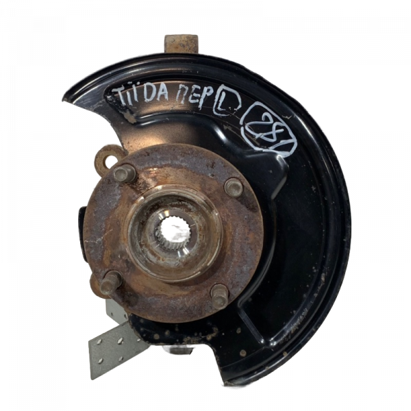 Поворотный кулак передний левый Nissan Tiida 1 поколение (C11), 2004 - 2014