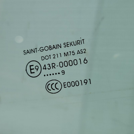 Стекло двери передний левый Peugeot Partner 2 поколение (B9), 2008 - 2024