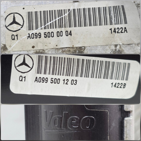 Радиатор Mercedes-Benz M-Class 3 поколение (W166), 2011 - 2015