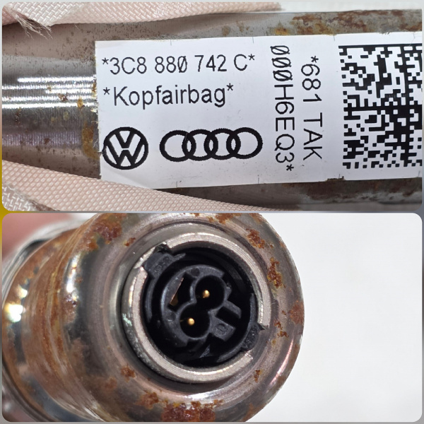 Шторка безопасности Volkswagen Passat CC 1 поколение (B6), 2008 - 2016