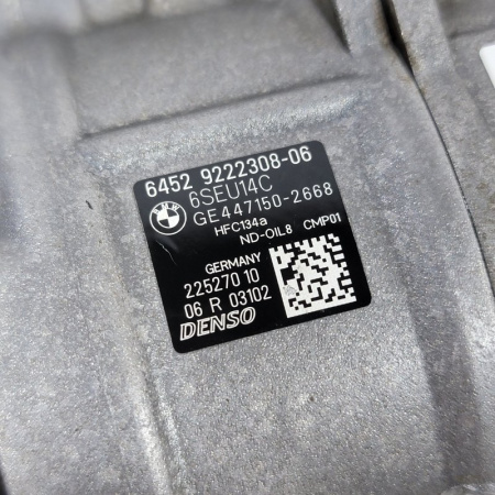 Компрессор кондиционера BMW 3-series 6 поколение (F), 2011 - 2020